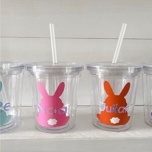 Bunny Design Party Cups - Pink and Orange
I do Cricut designs and custom design